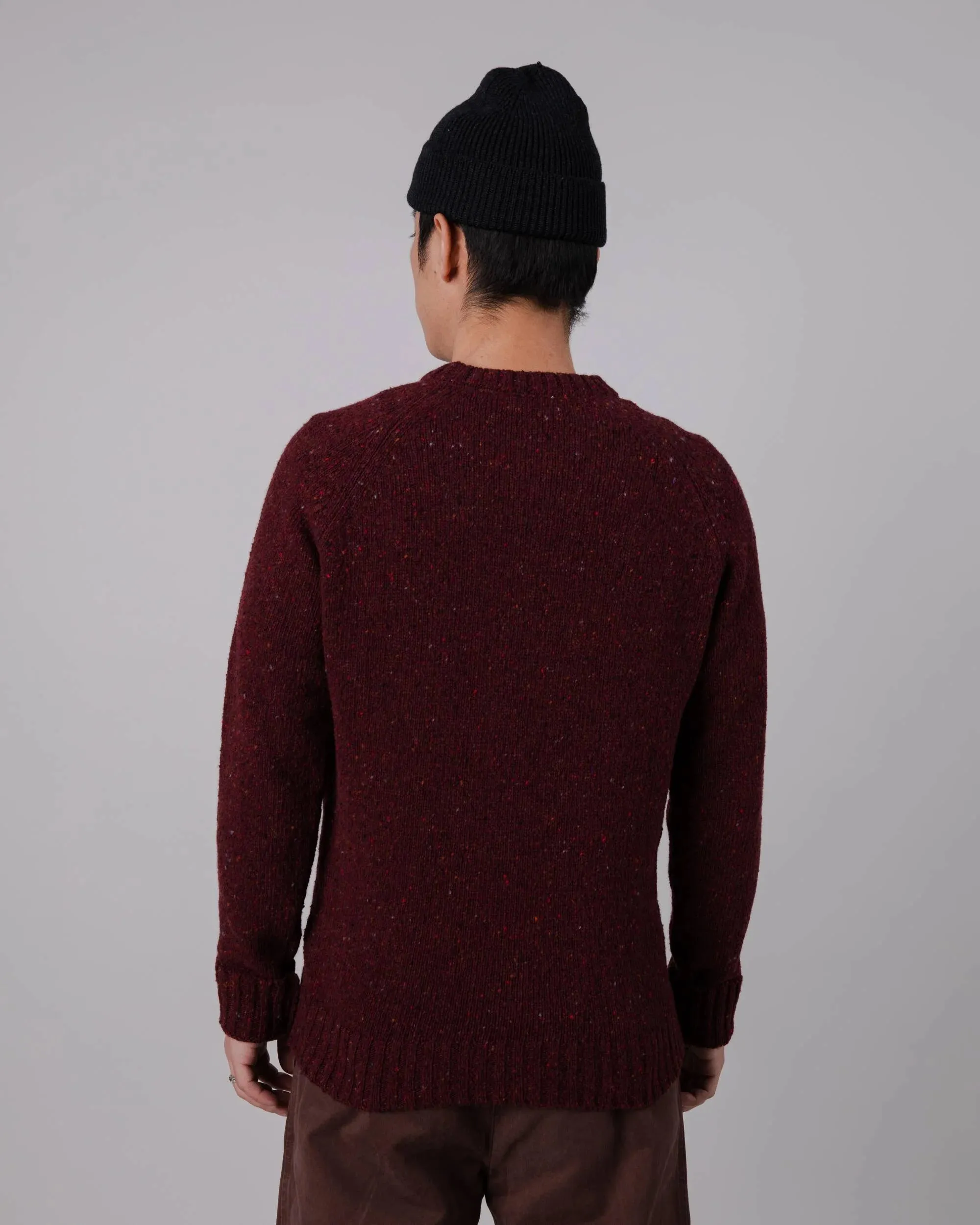 BRAVA Raglan jumper 3087 bordeaux men