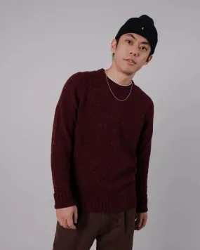 BRAVA Raglan jumper 3087 bordeaux men