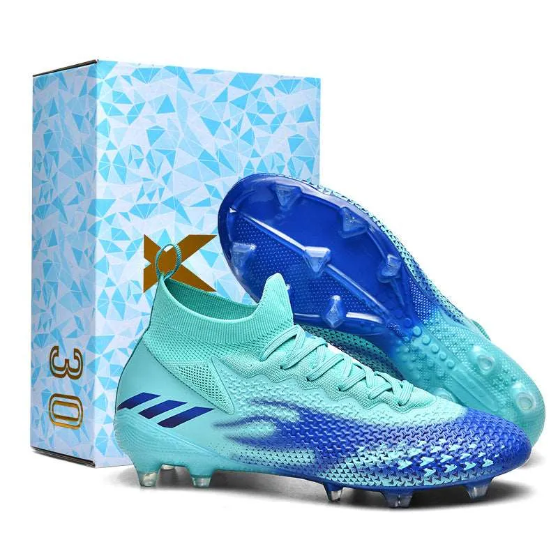 Breathable Adult and Kids' Soccer Cleats, Training