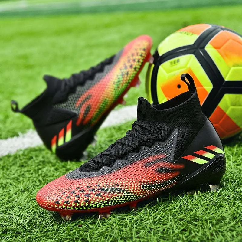 Breathable Adult and Kids' Soccer Cleats, Training