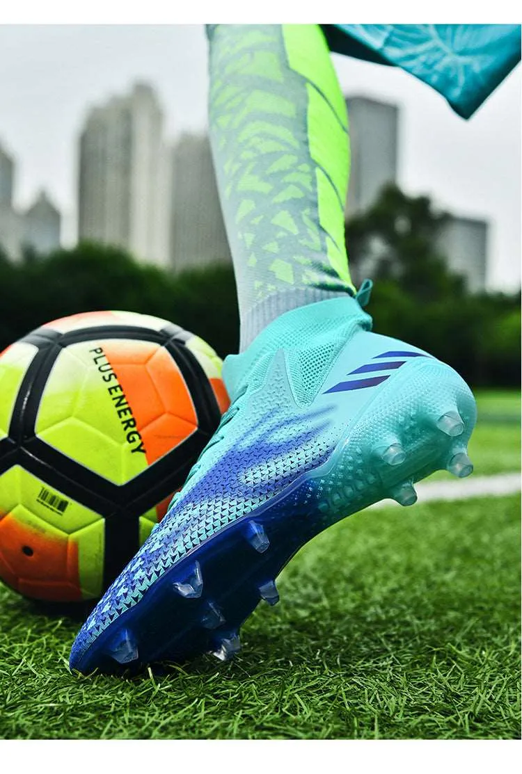 Breathable Adult and Kids' Soccer Cleats, Training