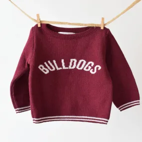 Bulldogs Baby Sweater