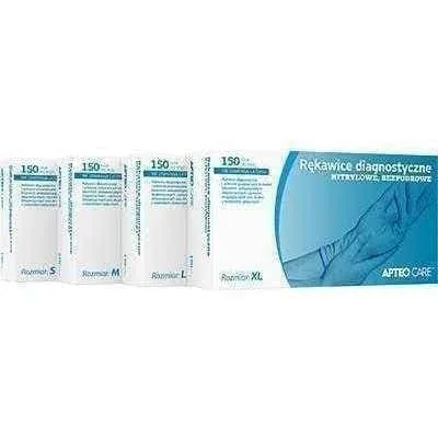 Care APTEO powder-free, nitrile gloves diagnostic XL x 150 units