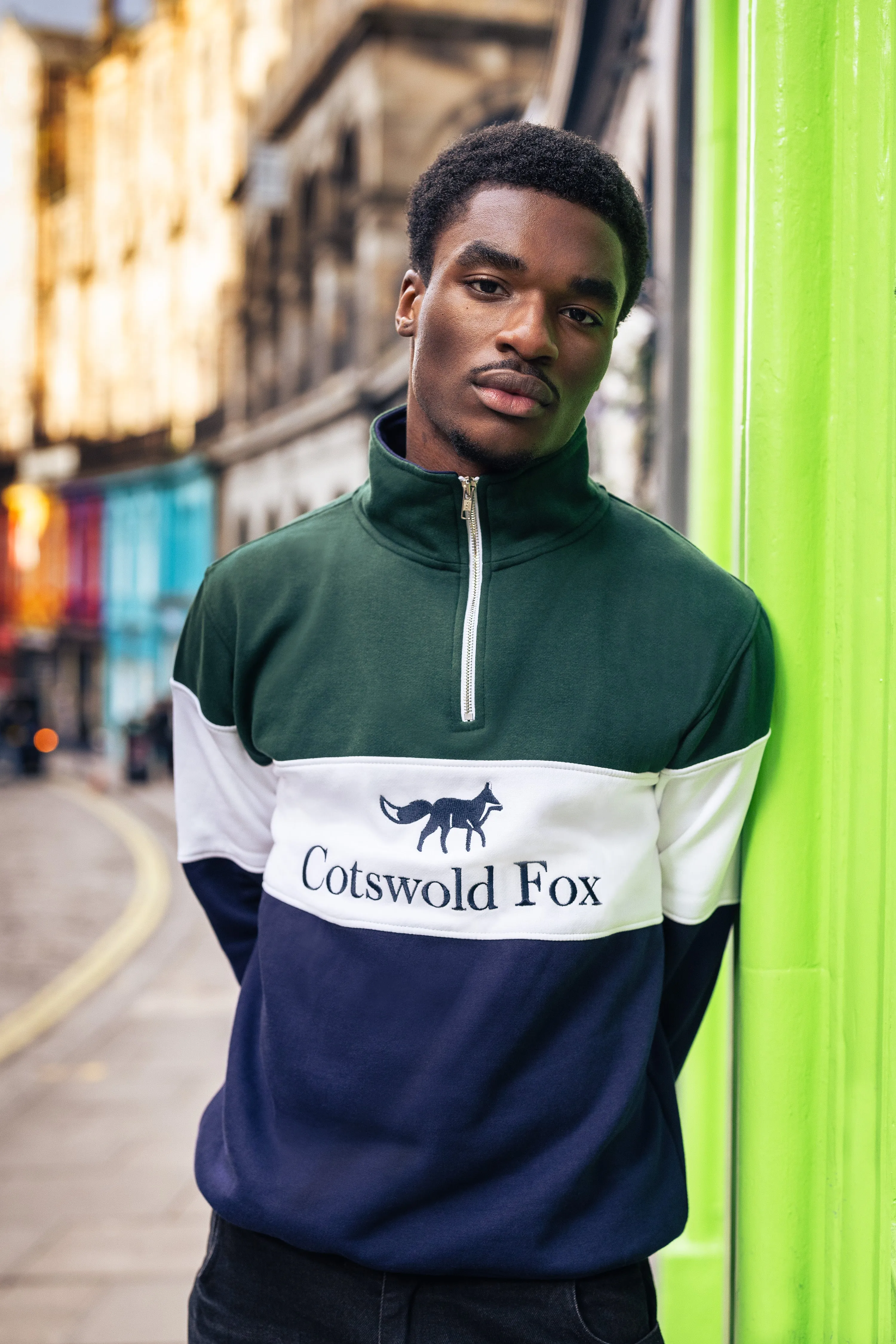 Cirencester Quarter Zip | Green