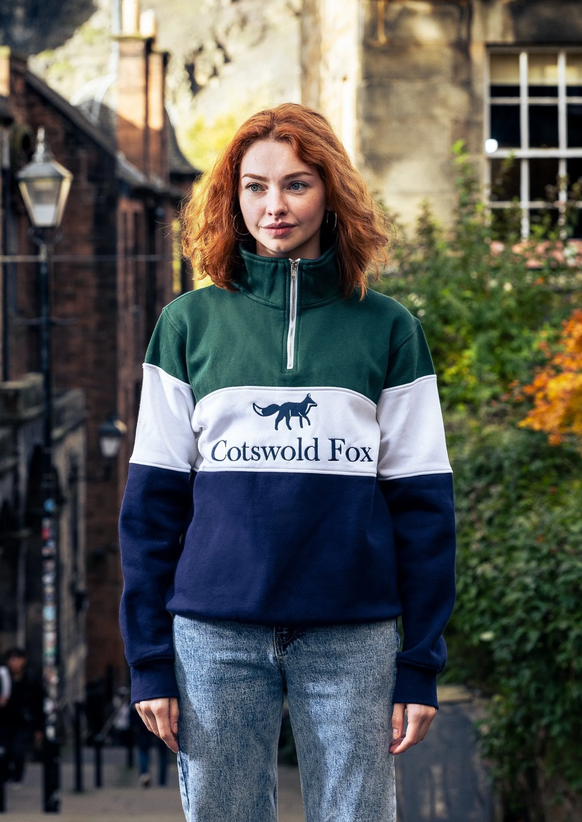 Cirencester Quarter Zip | Green