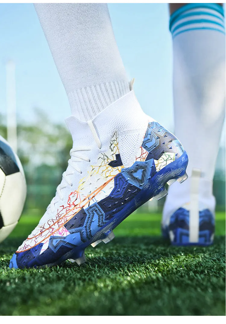 Comfortable High-Top Soccer Cleats, Breathable