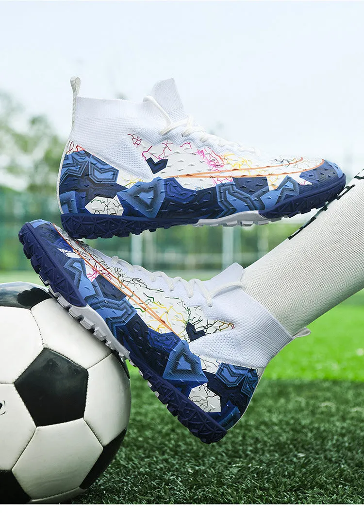 Comfortable High-Top Soccer Cleats, Breathable