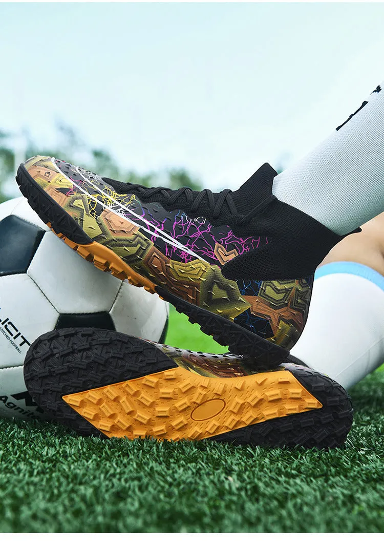 Comfortable High-Top Soccer Cleats, Breathable