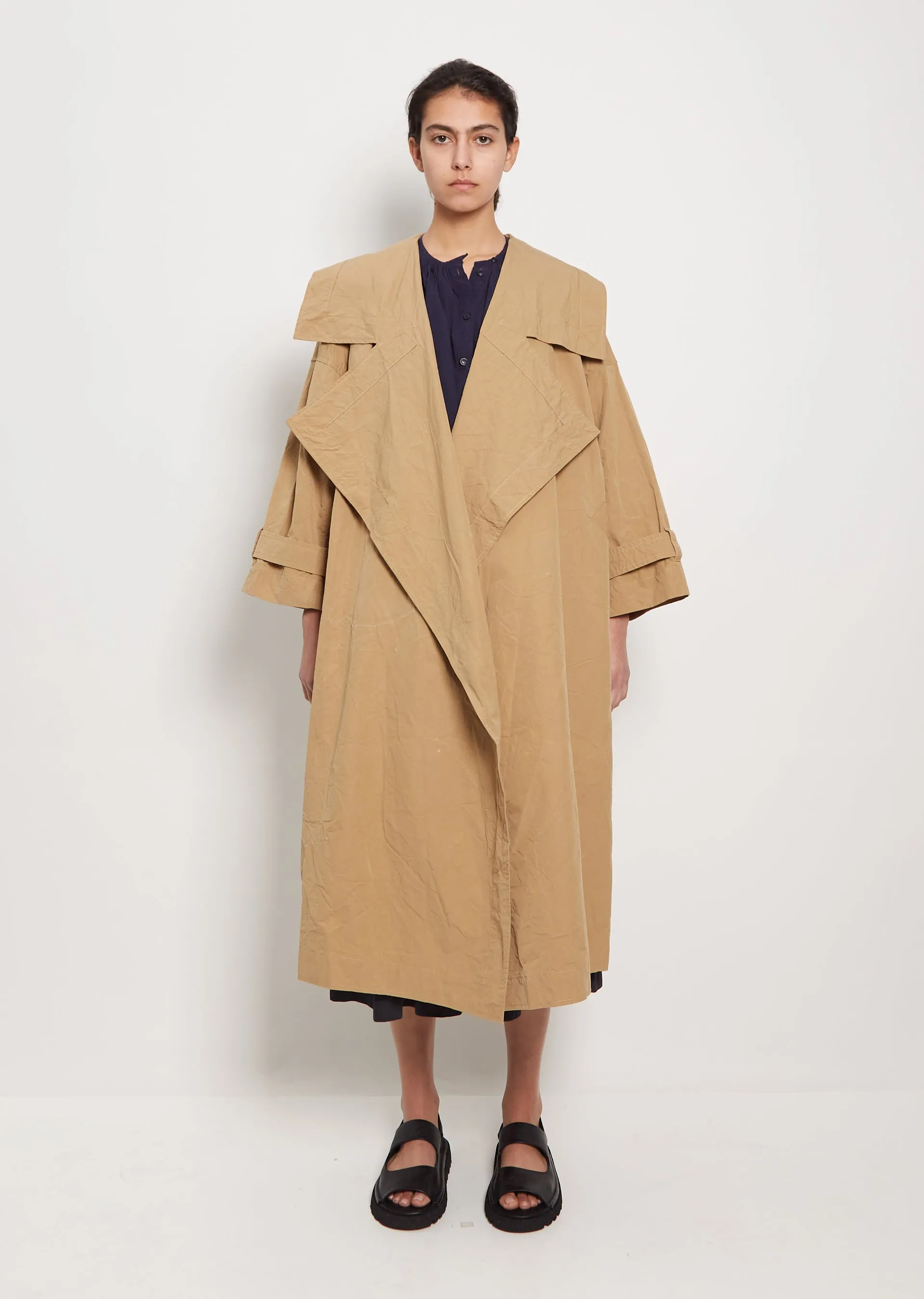 Cotton Card Cubica Coat