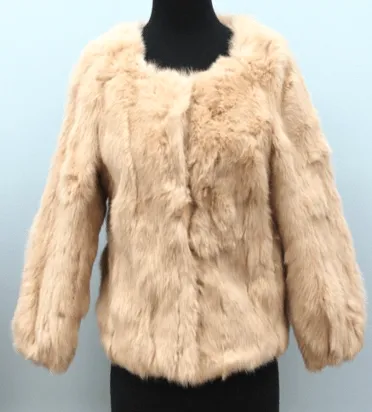 Cropped Fur Jacket- Camel