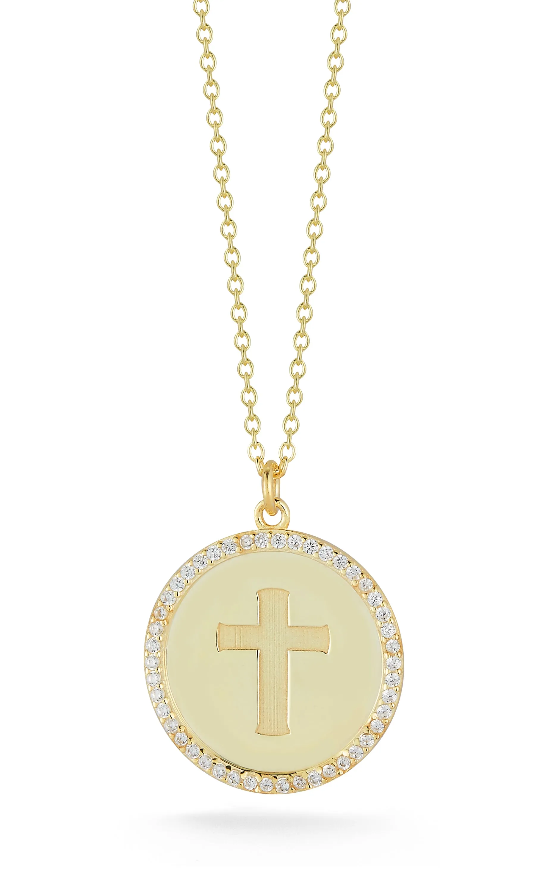 Cross Medallion Necklace