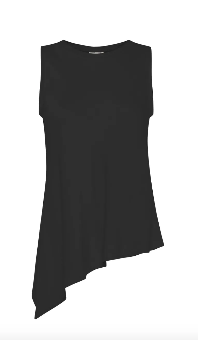 Deha - Satin Top Black