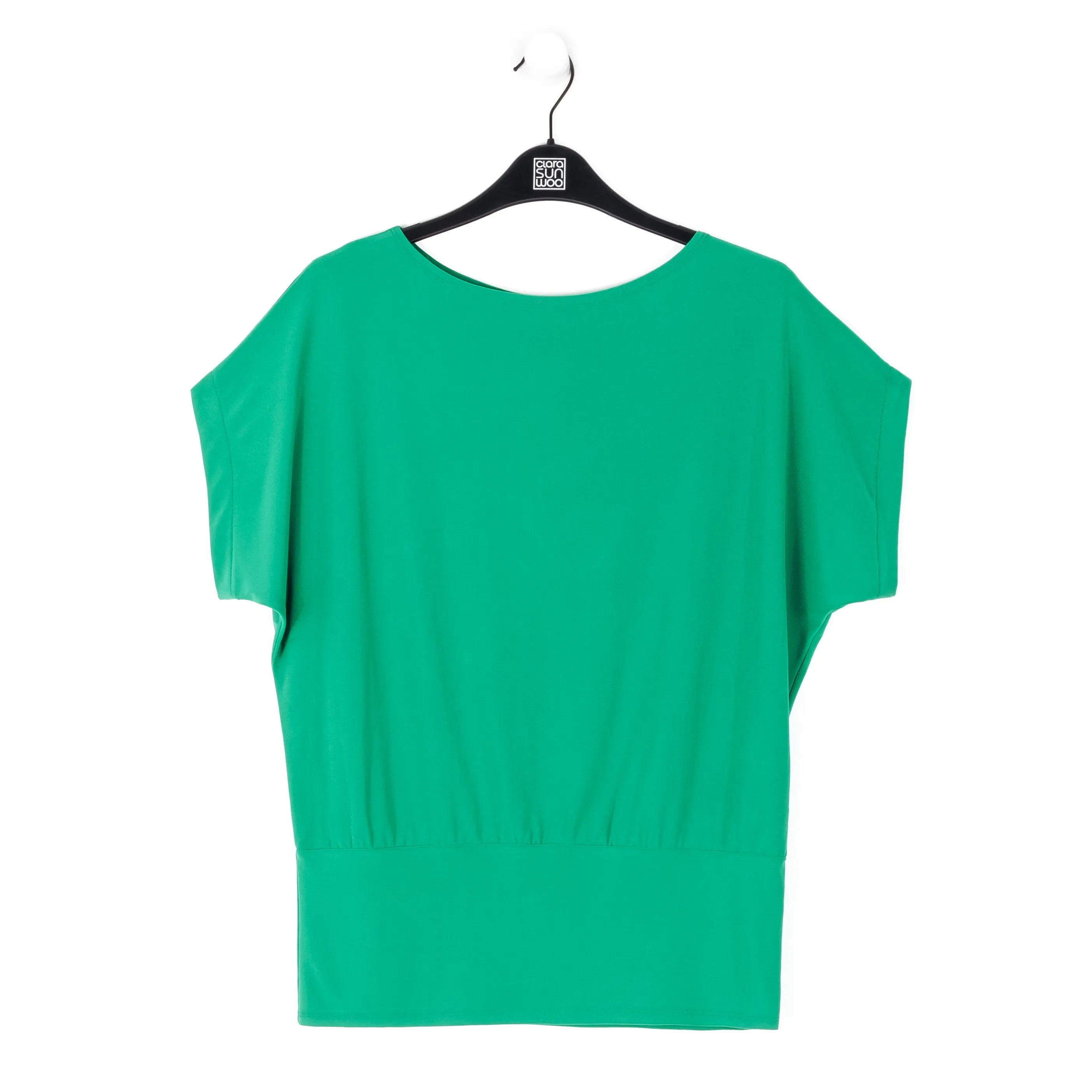 Dolman Short Sleeve Top - Emerald