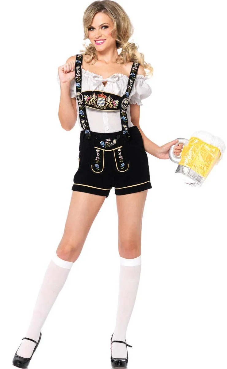 Edelweiss Lederhosen Womens Sexy Oktoberfest Costume