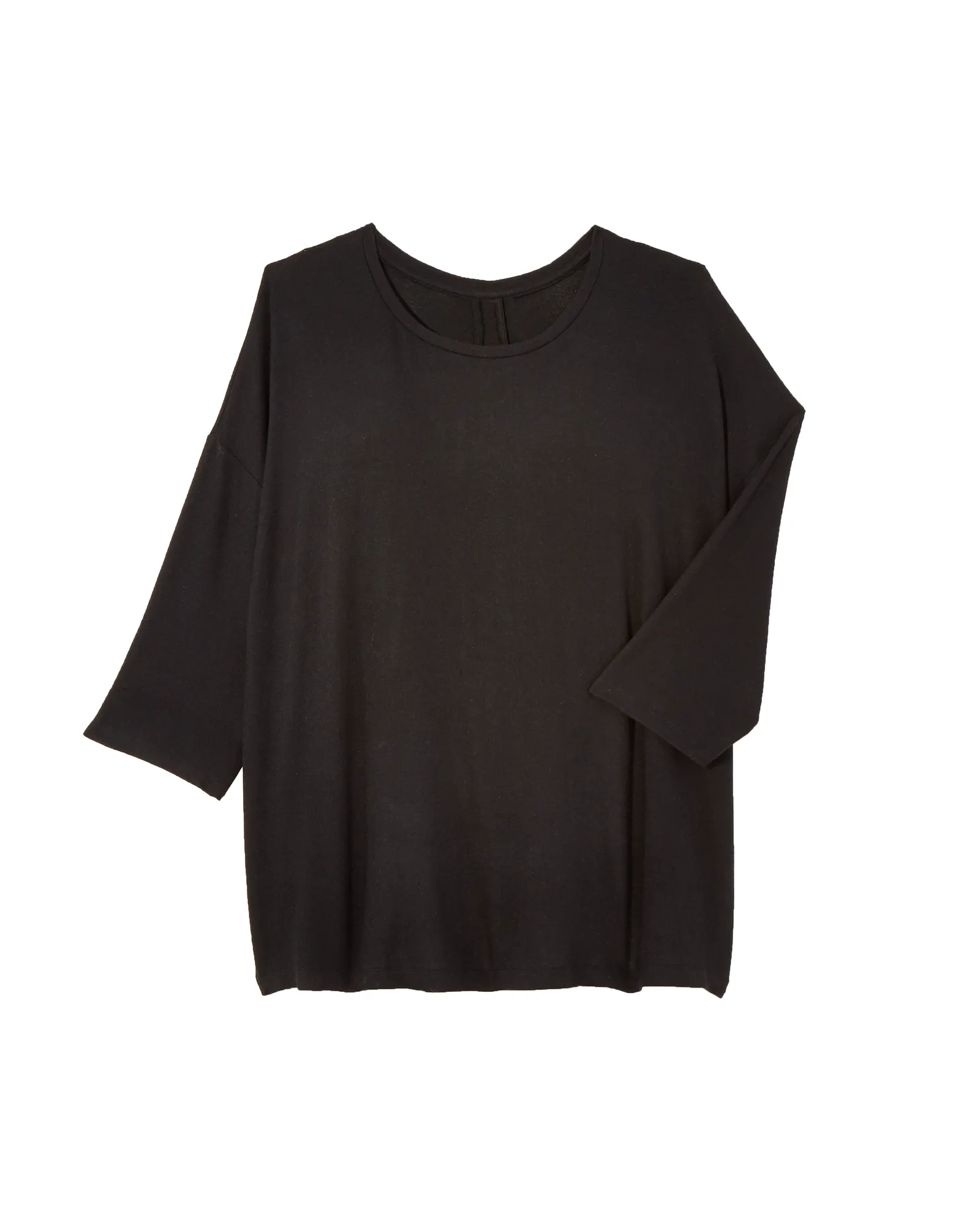 Emma Pleat Back Pullover | Black