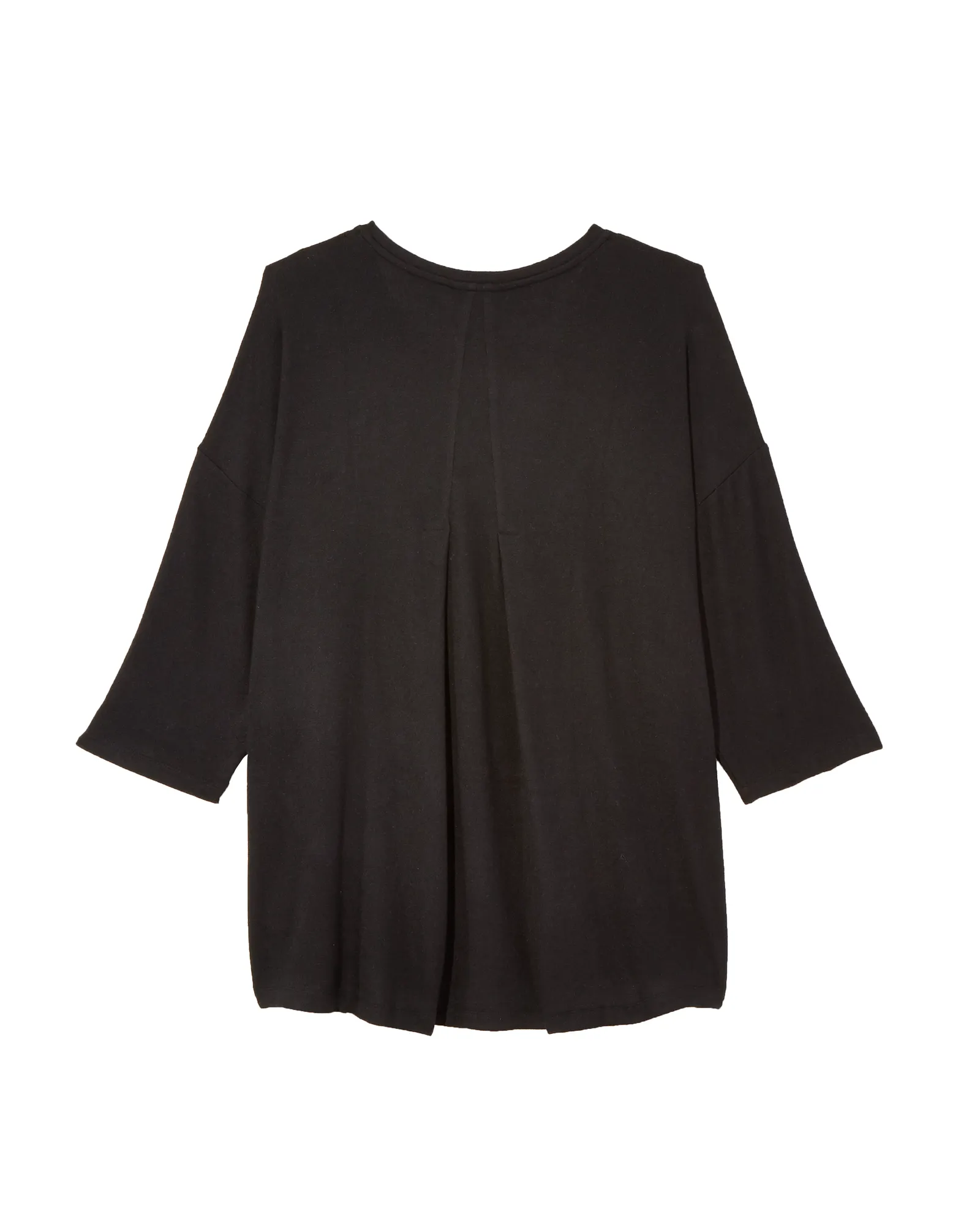 Emma Pleat Back Pullover | Black