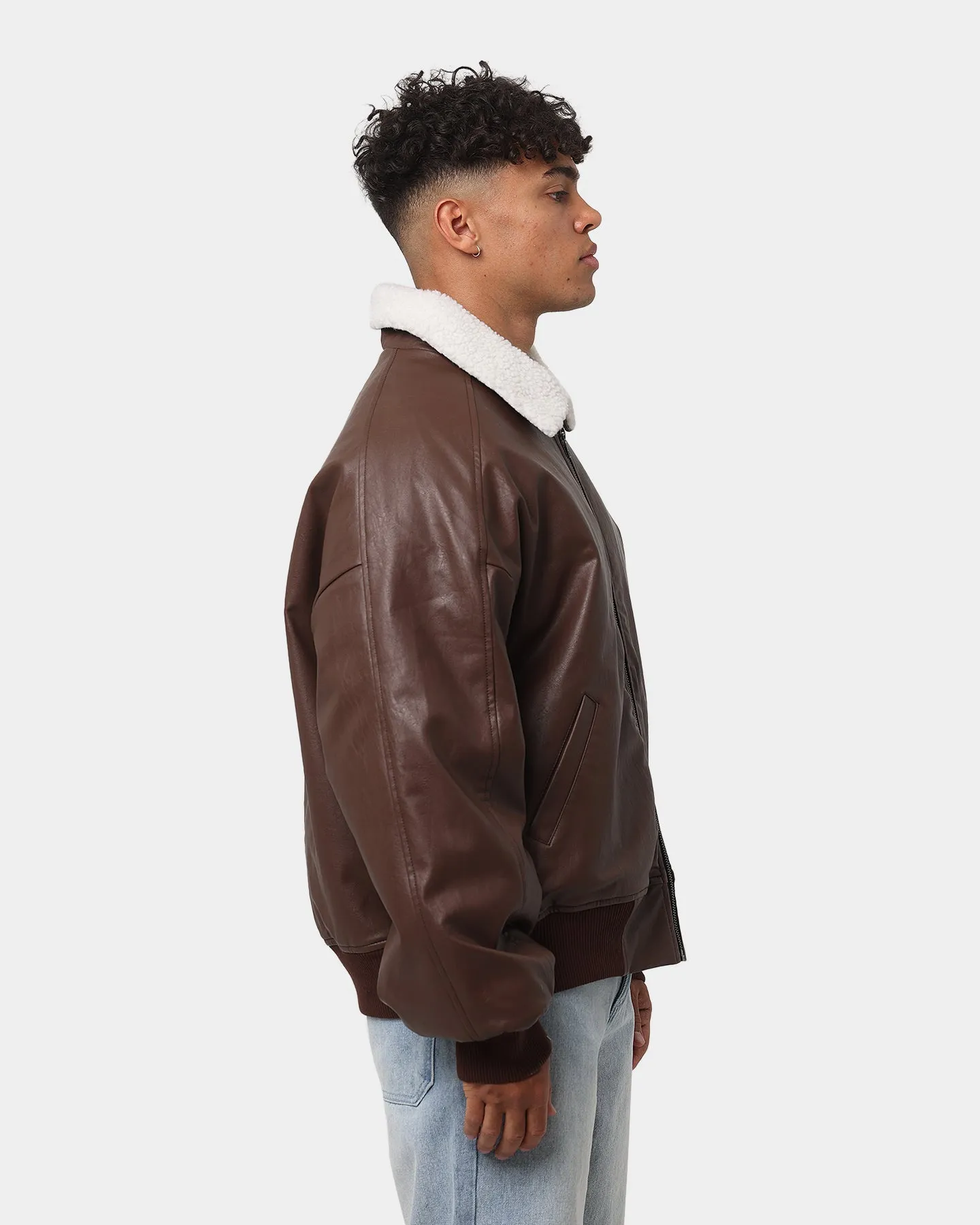 EN ES Apex Sherpa Jacket Brown