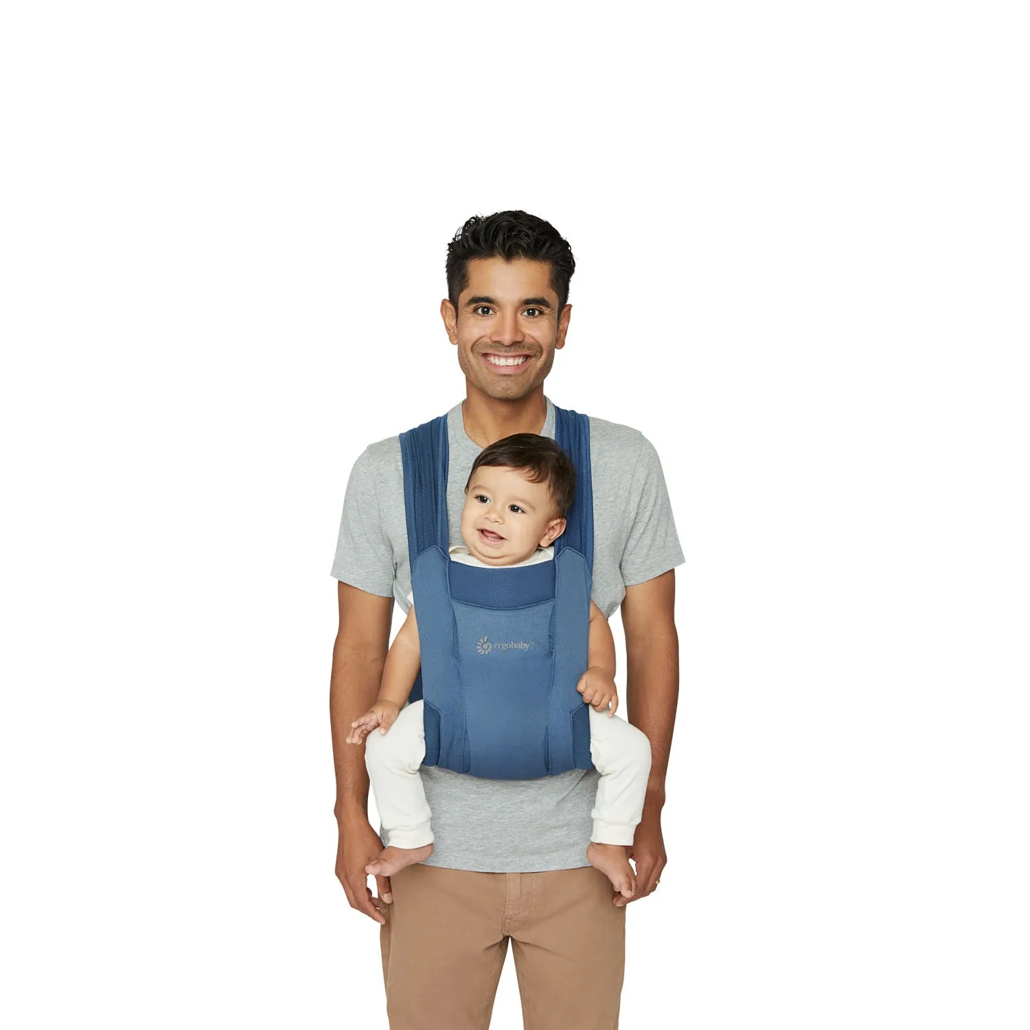 Ergobaby Embrace Soft Air Mesh Newborn Baby Carrier - Blue