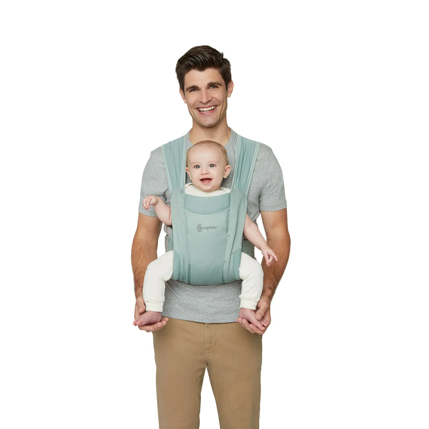 Ergobaby Embrace Soft Air Mesh Newborn Baby Carrier - Sage