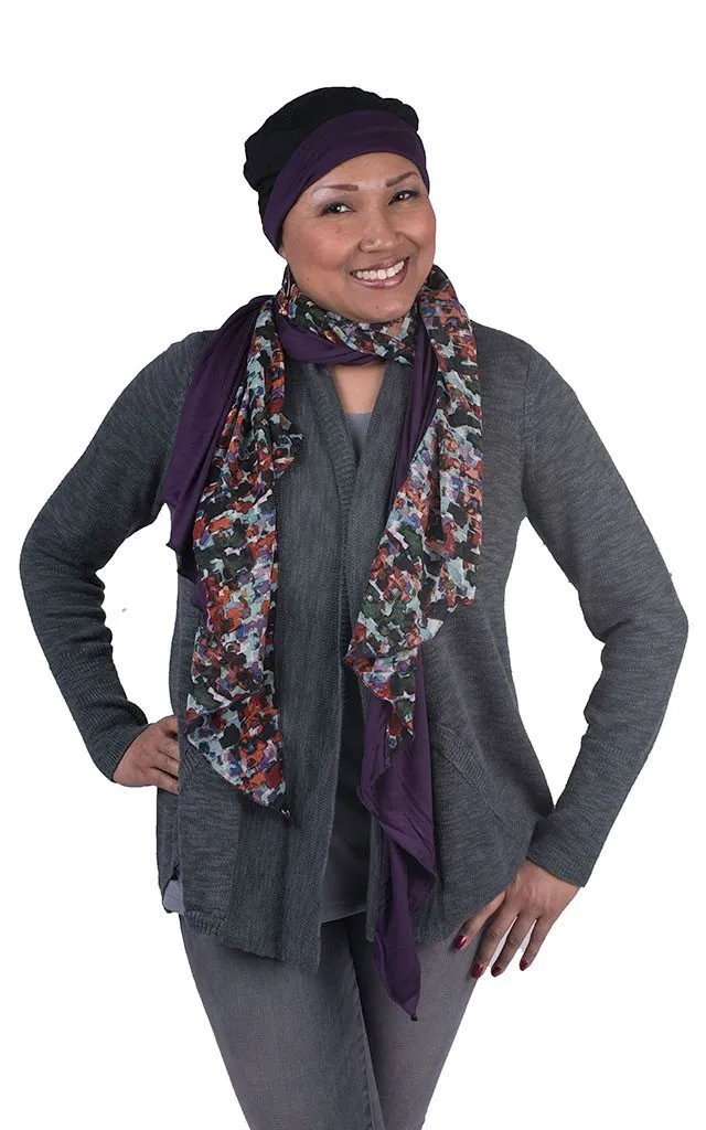 Eternity Loop - Purple Impression with Purple Haze Jersey Knit (One Left!)