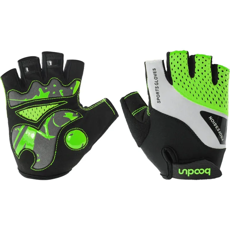 Fashion 2171024  Fingerless Shock Absorbing Bike Cycling  Gloves