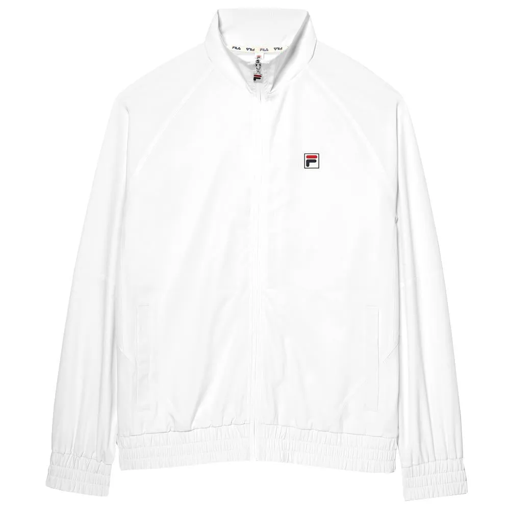 Fila Men's Essentials Woven Court Track Jacket - White