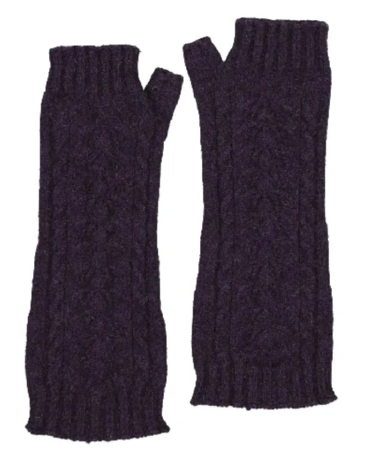 Fingerless Cable Gloves