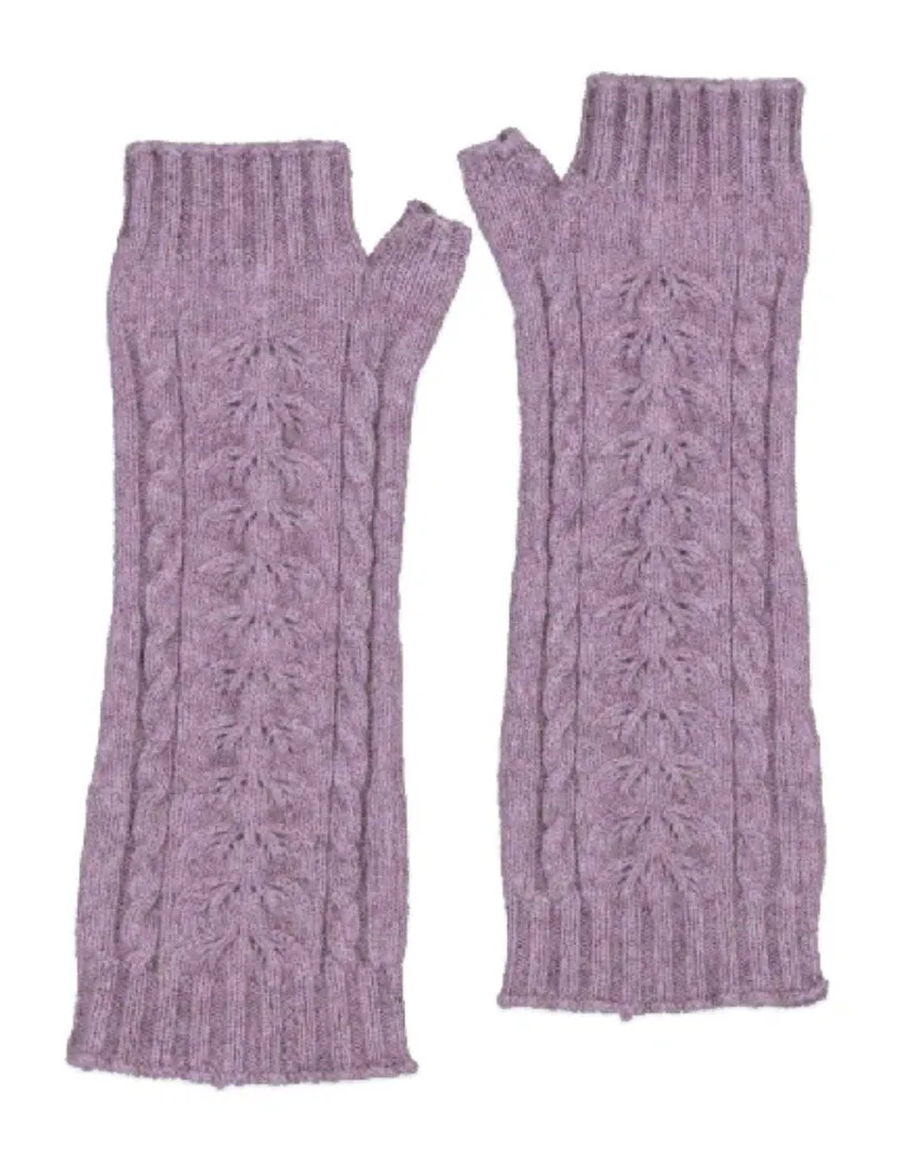 Fingerless Cable Gloves