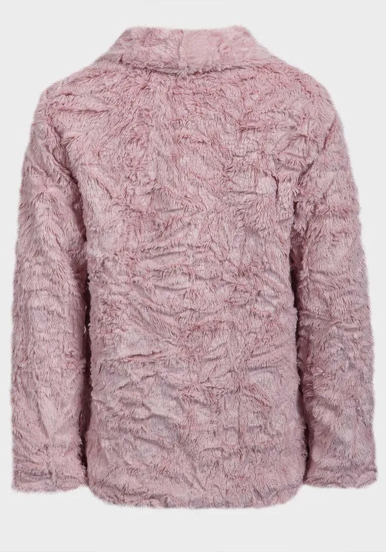 Girls Super Soft Faux Fur Jacket