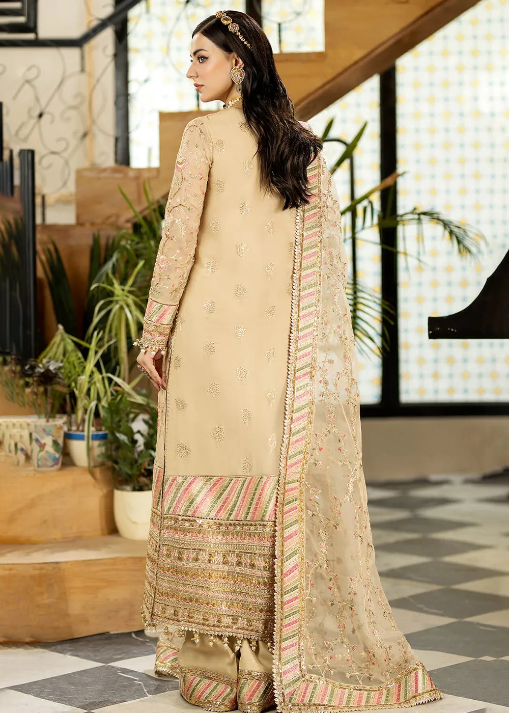 Gold Wedding Formal Suit | Imrozia Premium | Jhalak '23 | I-181 - VASL