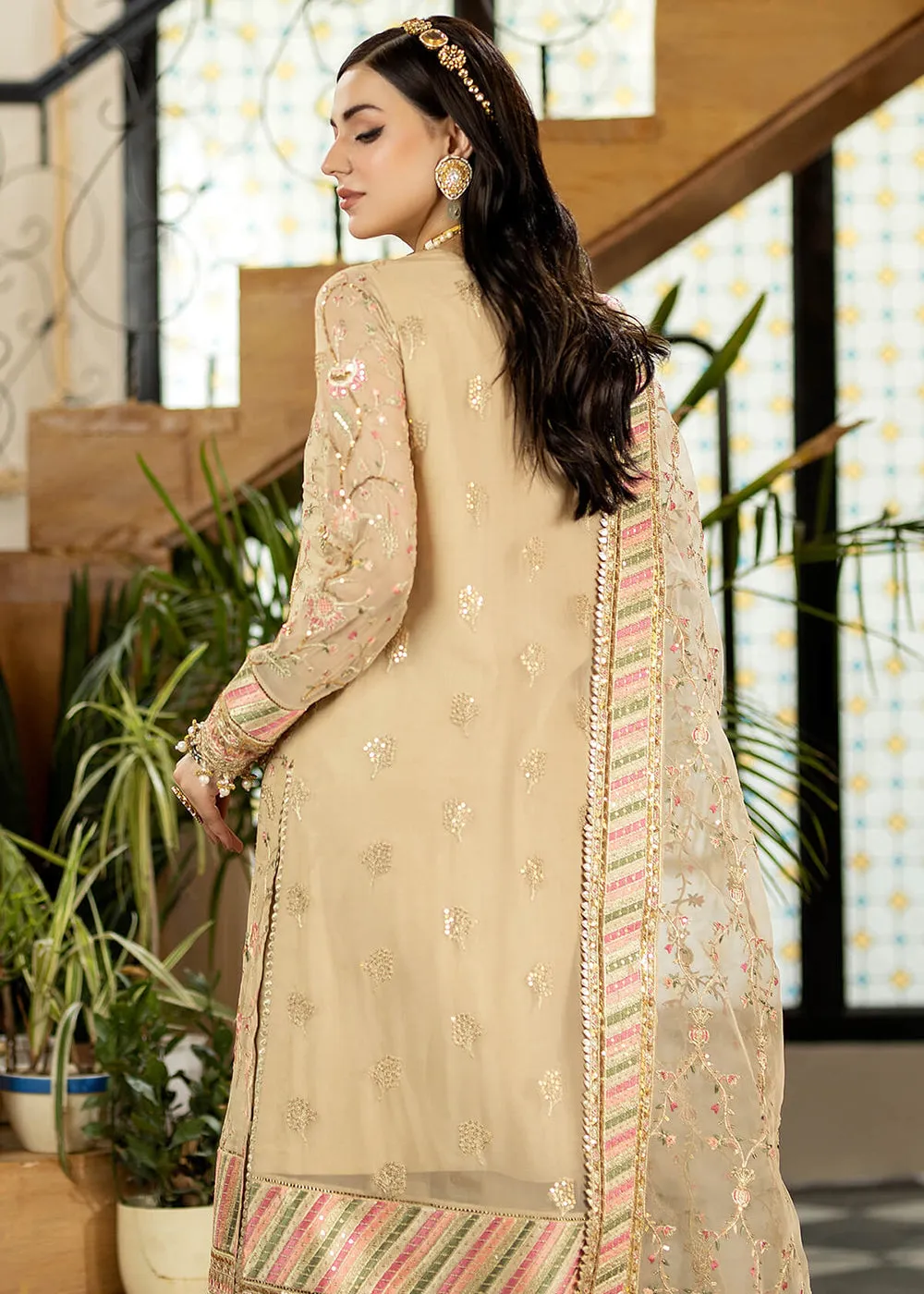 Gold Wedding Formal Suit | Imrozia Premium | Jhalak '23 | I-181 - VASL