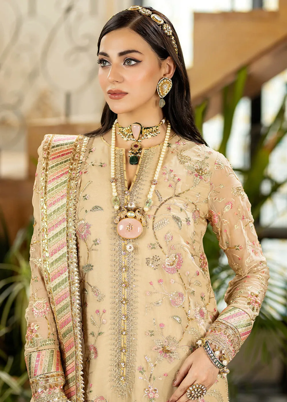 Gold Wedding Formal Suit | Imrozia Premium | Jhalak '23 | I-181 - VASL