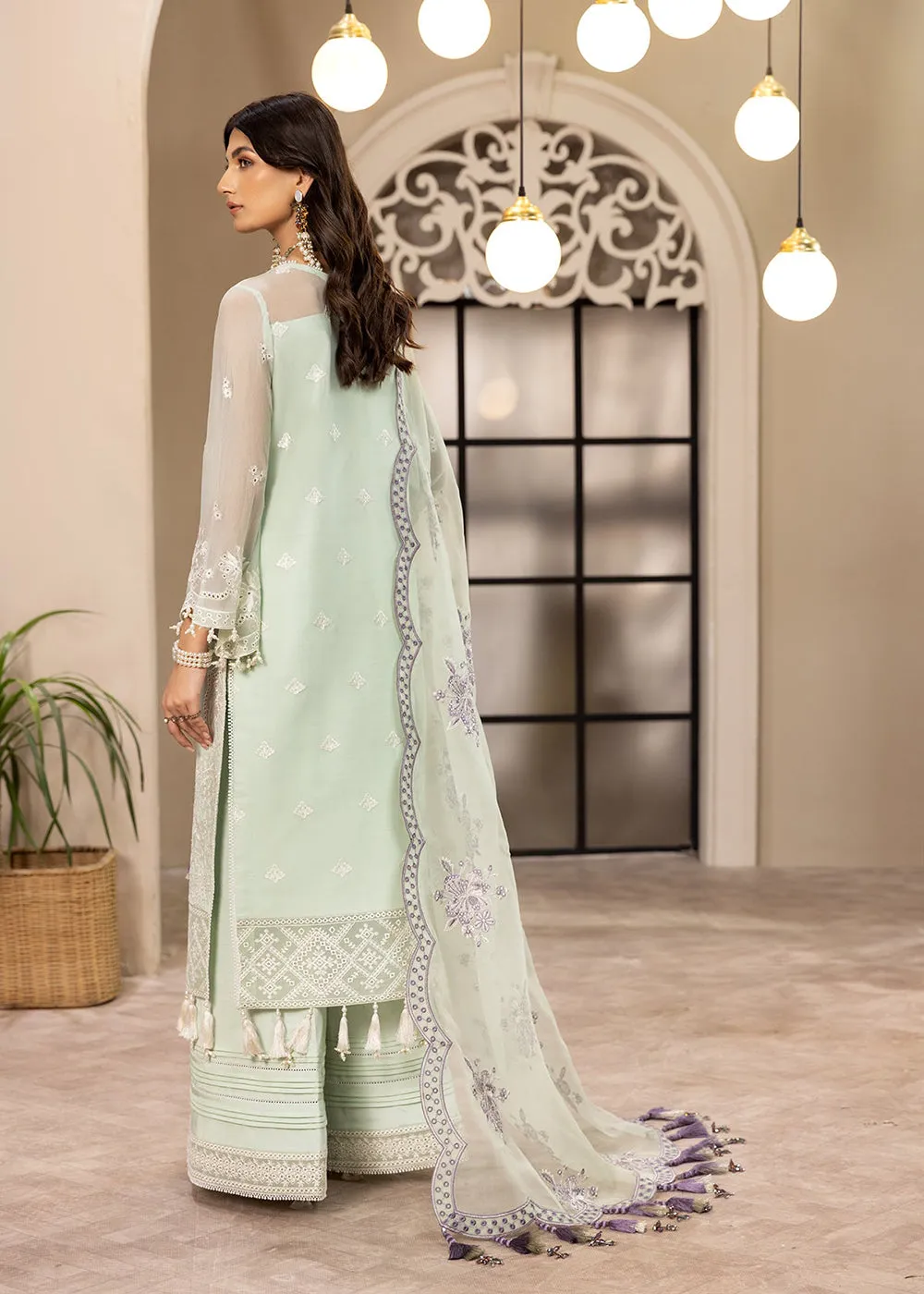 Green Formal Suit - Alizeh - Dhaagay Formals '23 - V02D08 - Maheer