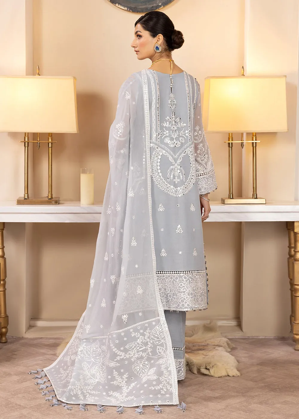 Grey Formal Suit - Alizeh - Dhaagay Formals '23 - V02D06 - Kiral