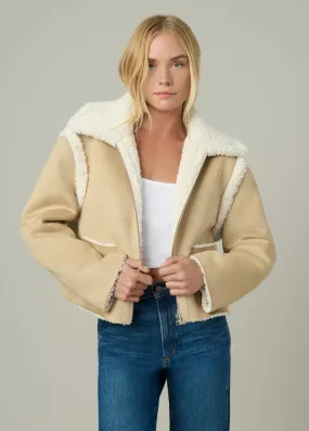 HALLE REVERSIBLE SHERPA JACKET