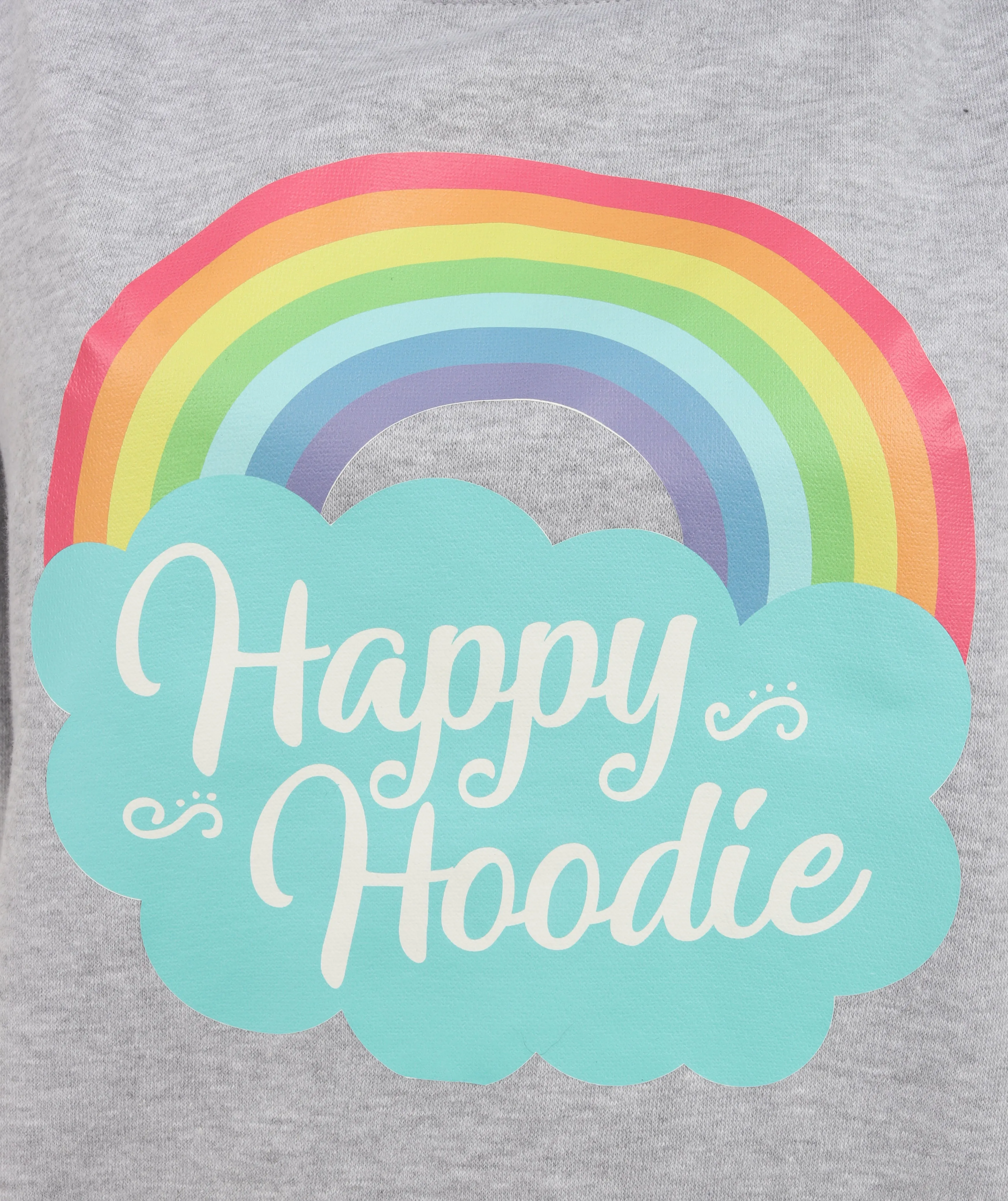 Happy Hoodie Luxe Hoodie - Grey