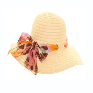 Hazy Blue STRAW SUN HAT  Womens Hat