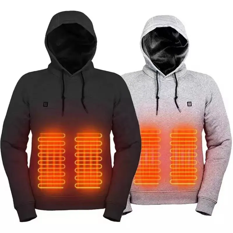 Heated Hoodie for Men Women Unisex Heating Sweatshirt Winter Gifts For Lover Friends