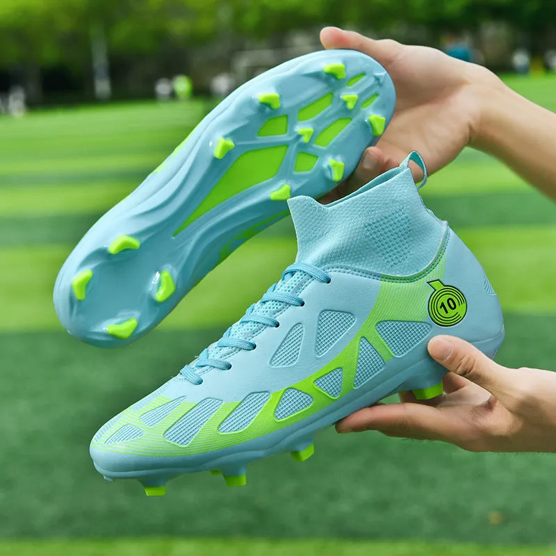 High-Top Soccer Cleats for Pro Training, Large Sizes