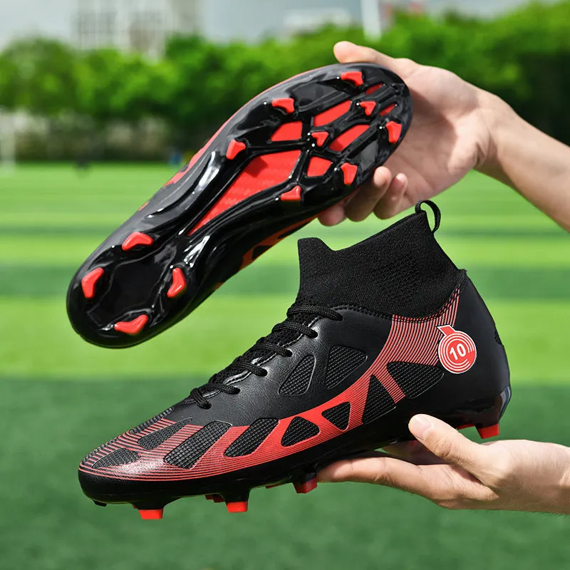 High-Top Soccer Cleats for Pro Training, Large Sizes