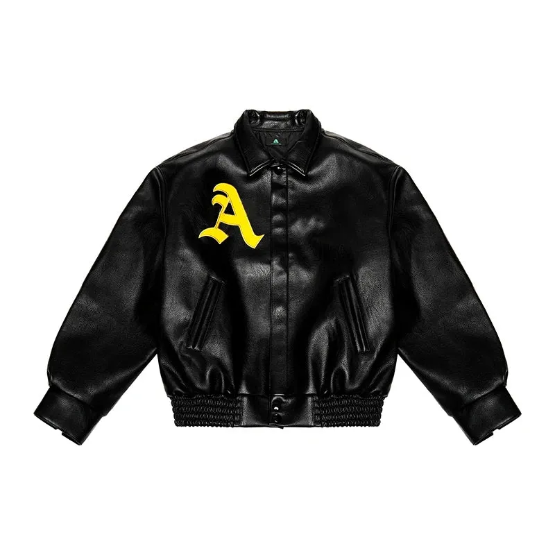 Hip-Hop Embroidery Varsity Jacket