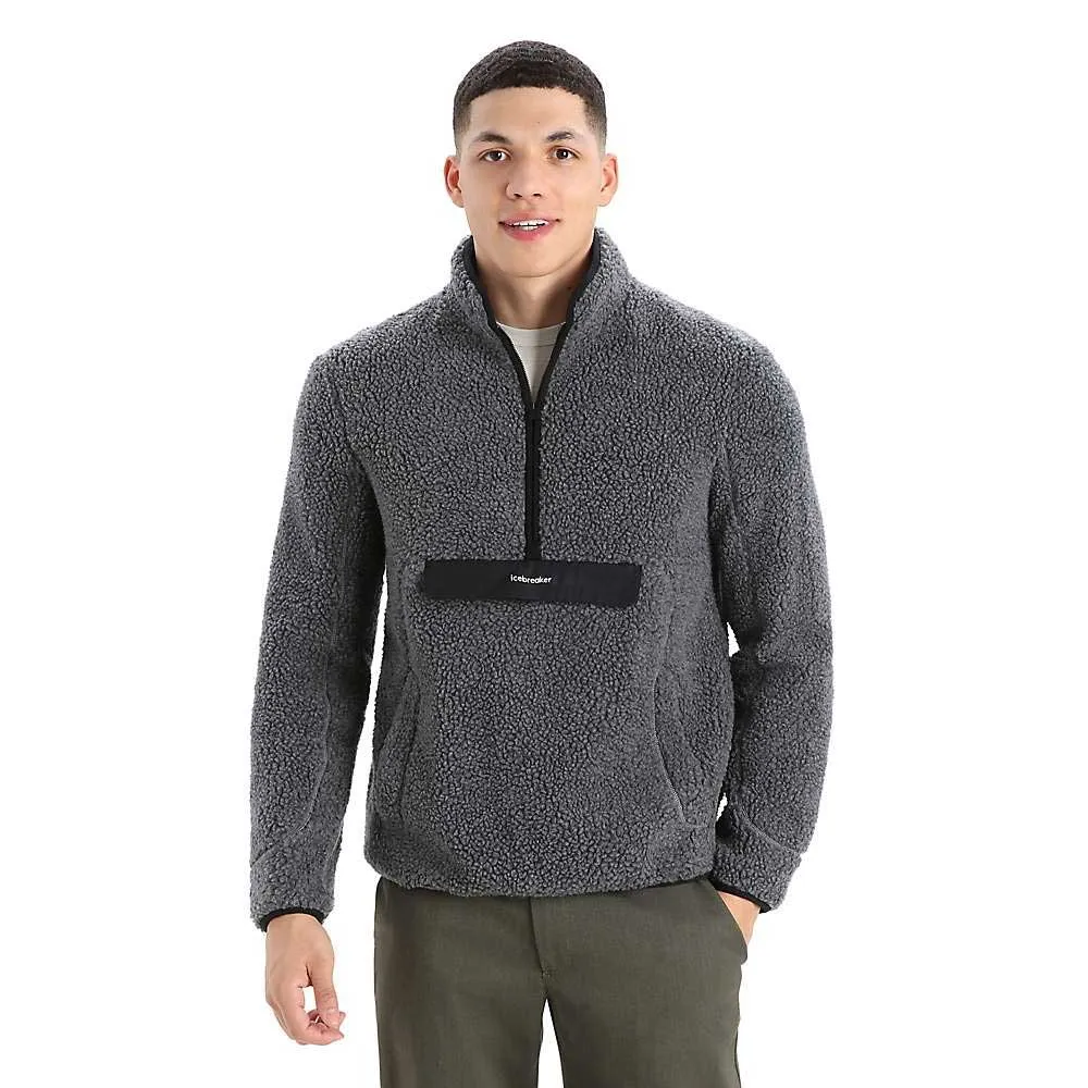 Icebreaker Men's ICL Realfleece Sherpa LS Half Zip Jacket