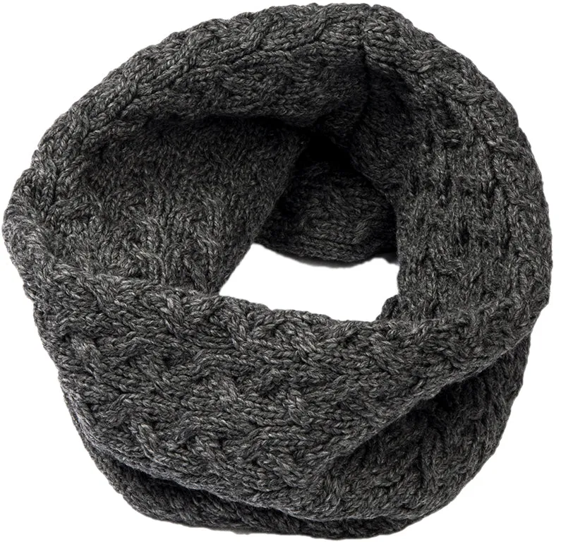 Infinity Cabled Knit Scarf