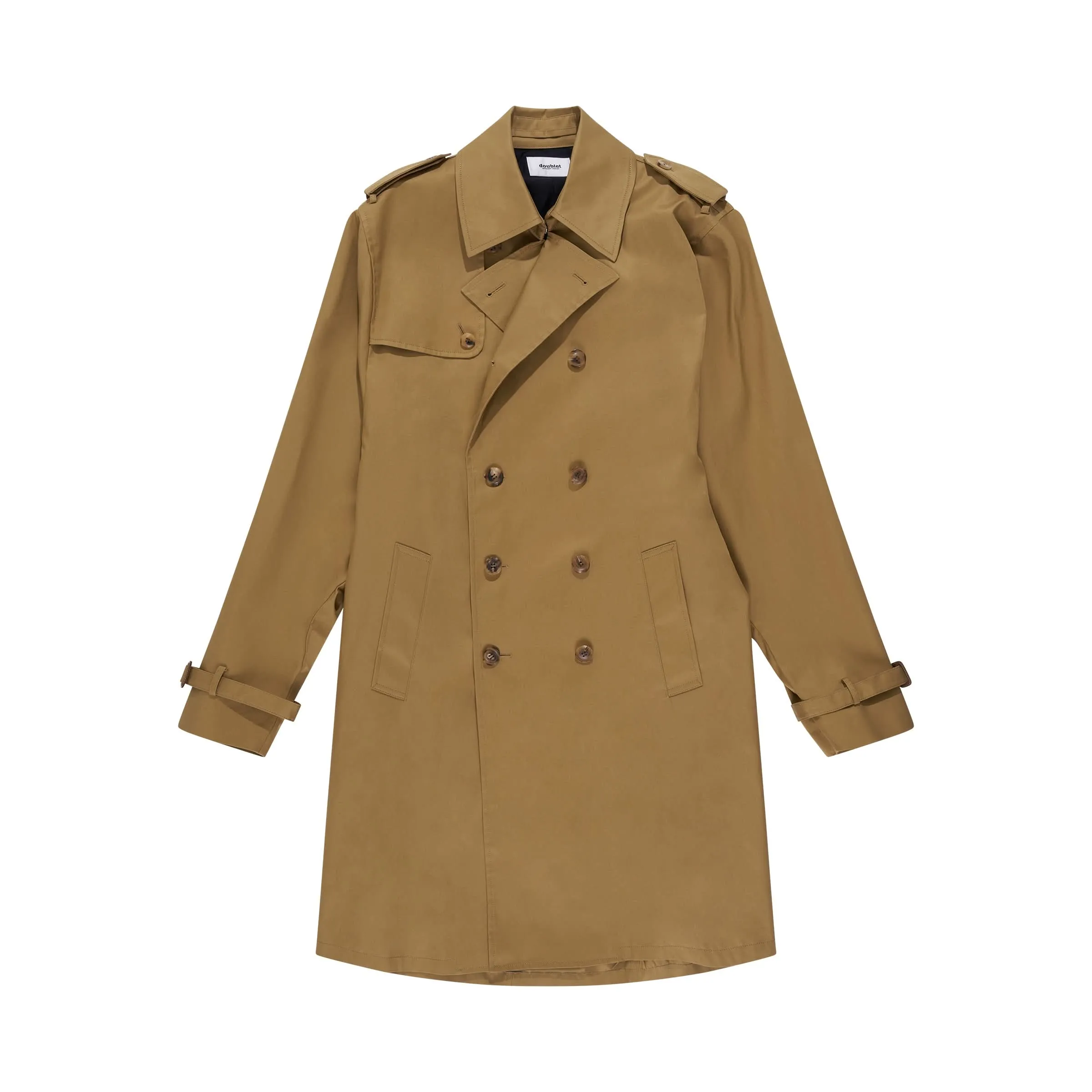 Invisible Trench Coat in Beige