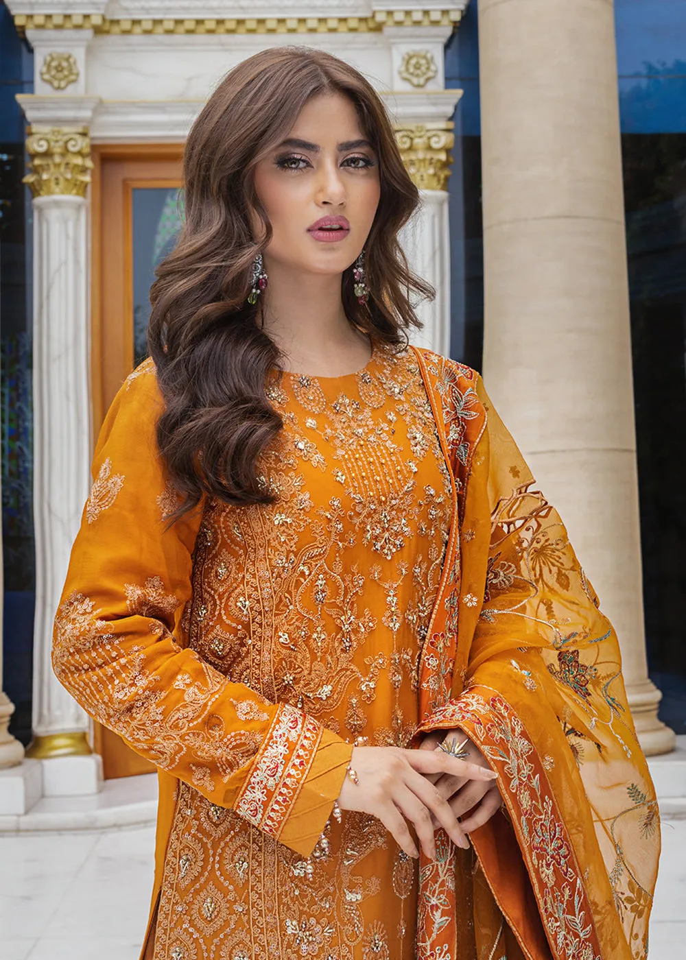 Ishq Aatish Luxury Chiffon '23 by Emaan Adeel | ROOHI