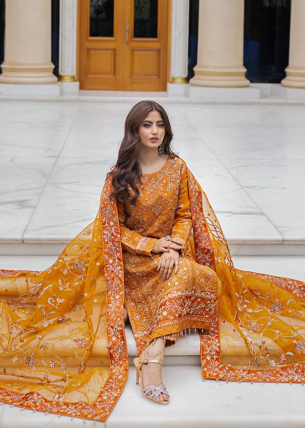 Ishq Aatish Luxury Chiffon '23 by Emaan Adeel | ROOHI