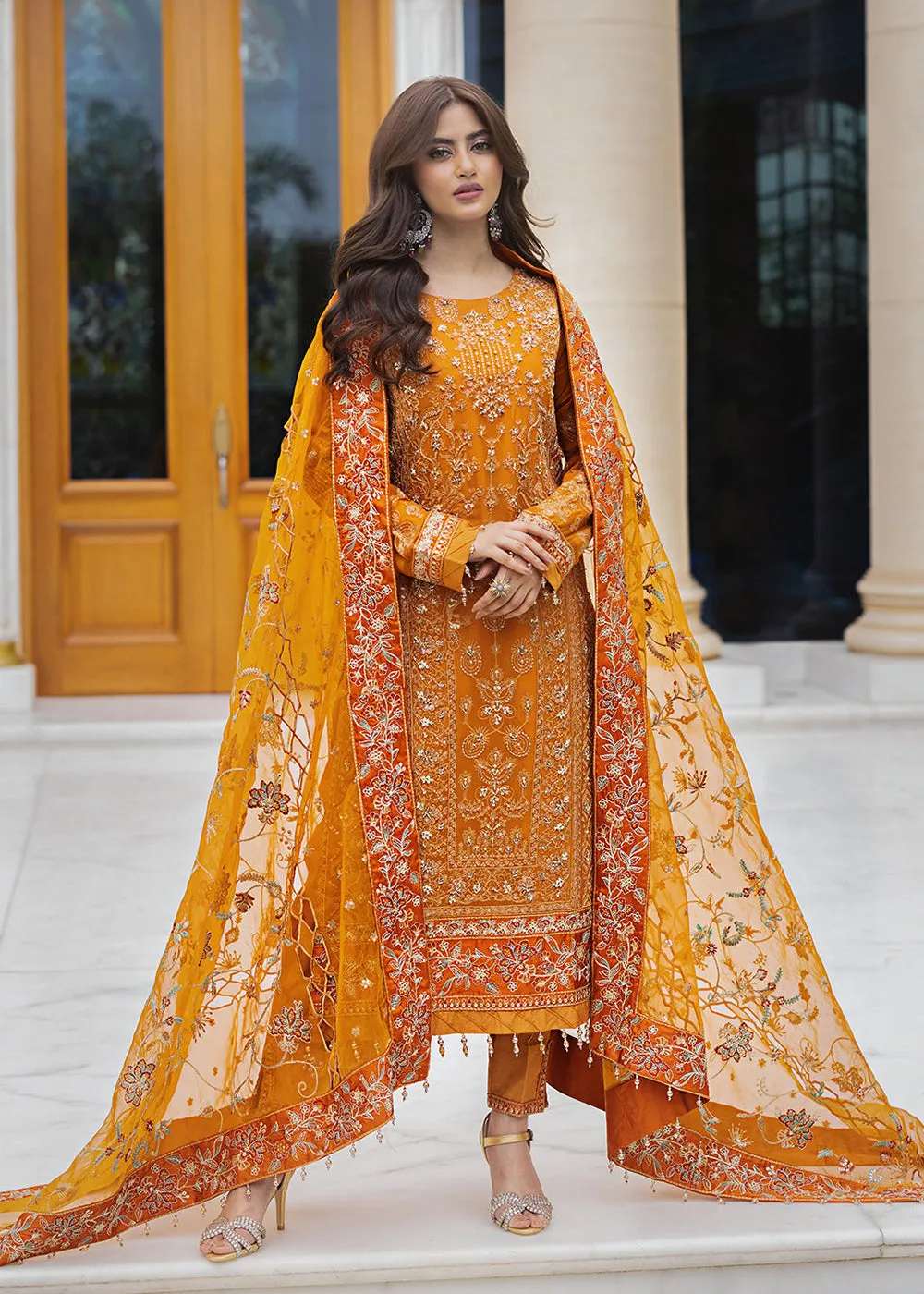 Ishq Aatish Luxury Chiffon '23 by Emaan Adeel | ROOHI