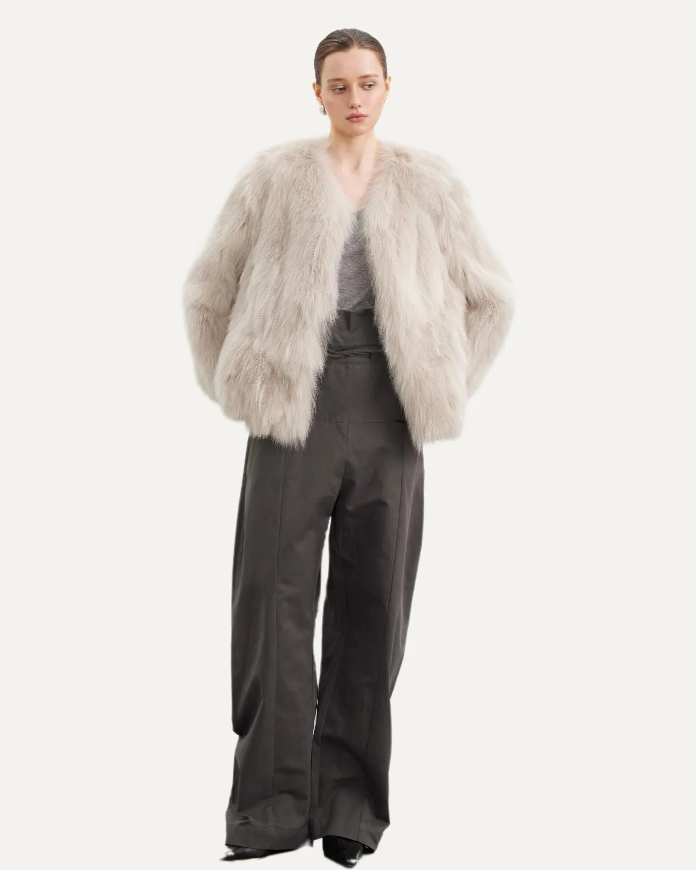 Jasmine Fox Fur Night Coat