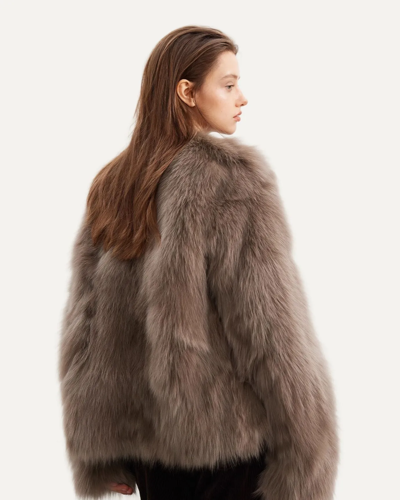 Jasmine Fox Fur Night Coat