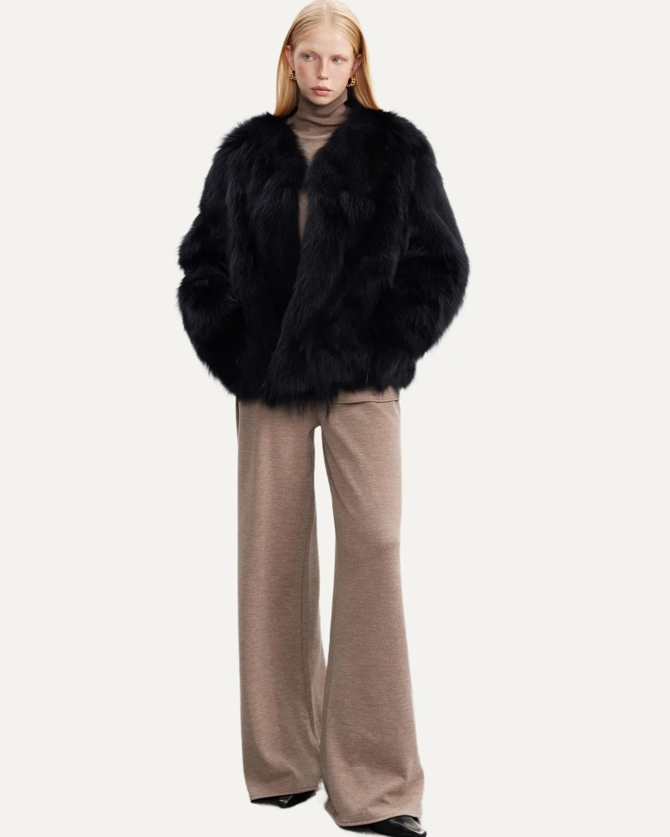 Jasmine Fox Fur Night Coat